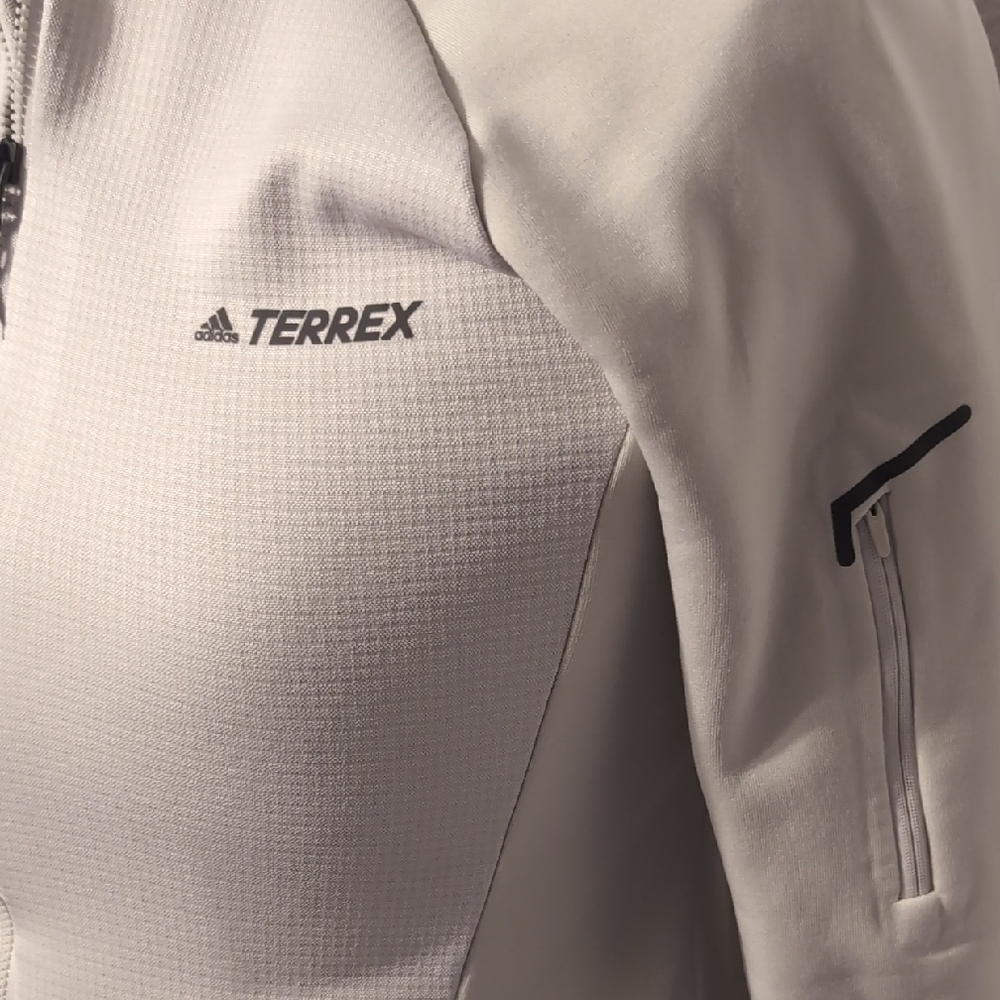 Adidas Terrex Women's Light Gray Utility Jacket- Lined - Picture 3 of 5